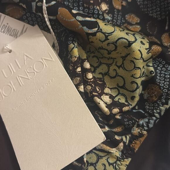 ULLA JOHNSON Catalina Bikini Porto Braided Printed Briefs Size Large NWT - Picture 7 of 7